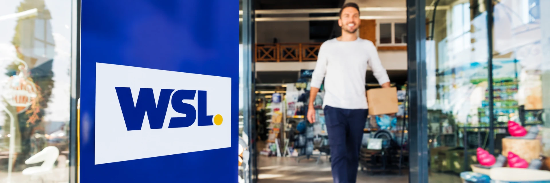 Punto de recogida WSL en un comercio